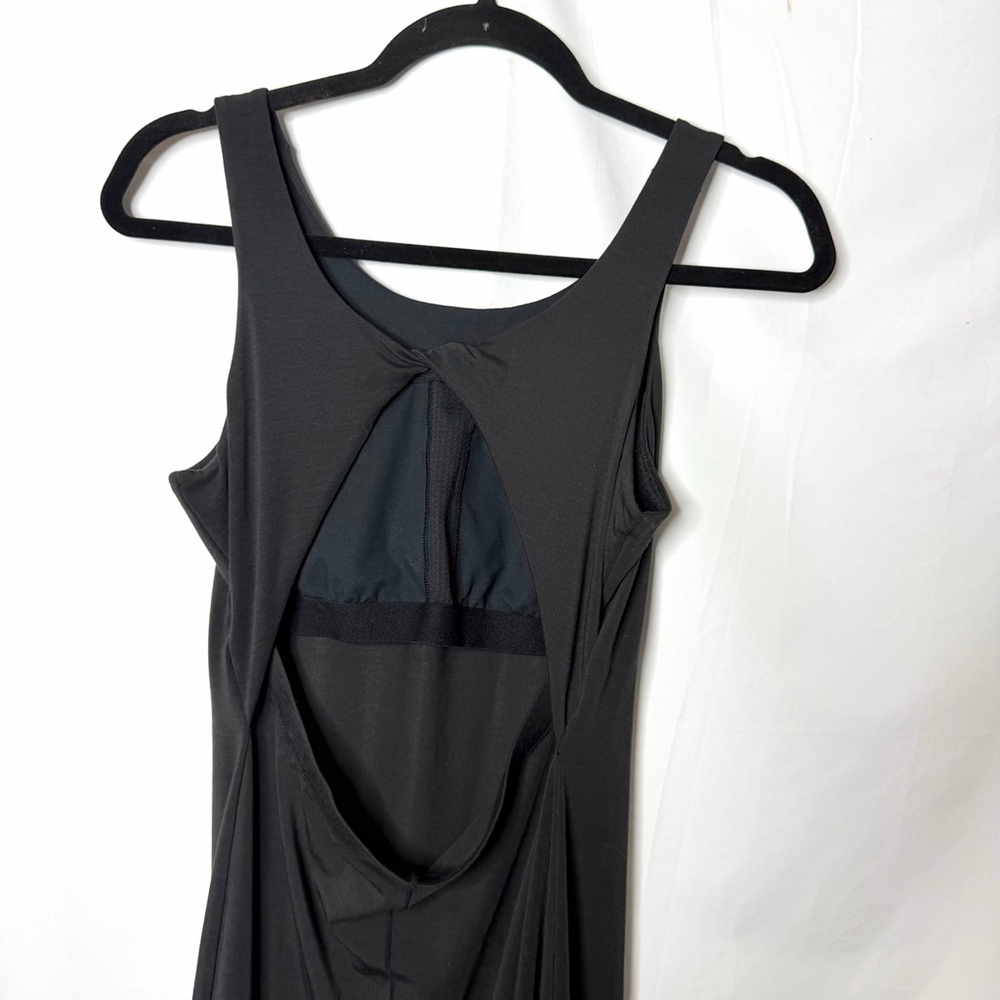 prAna Black Sleeveless Cutout Back Dress M - Picture 3 of 5